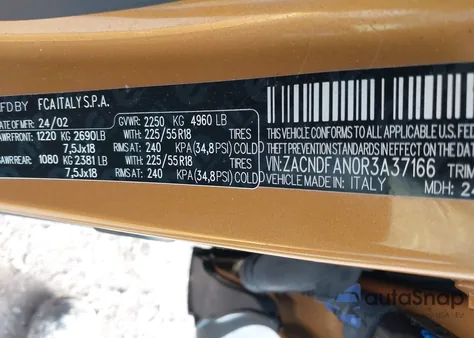 2024 Dodge Hornet Gt Awd from USA, damaged, VIN ZACNDFAN0R3A37166